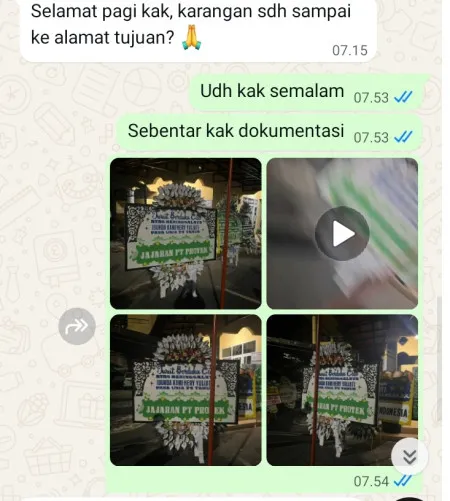 Pengiriman Papan Bunga Selamat Cinangsi Cibogo