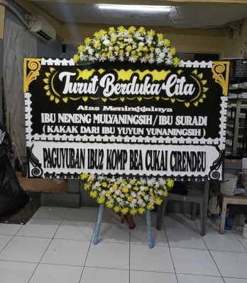Papan Bunga di Cinangsi Cibogo